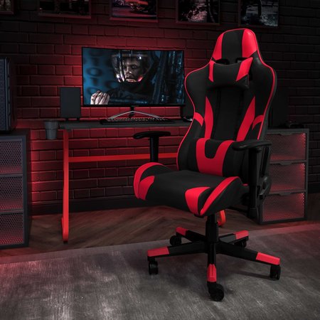 FLASH FURNITURE Red Gaming Desk and Chair Set BLN-X20RSG1030-RD-GG